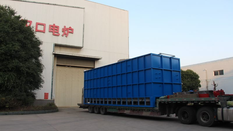 Customized by Sichuan customer Bogie-Type Resistance Furnace