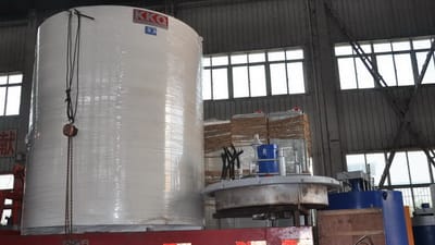 The 180KW vacuum annealing furnace purchased by the manufacturer in Shandong has been completed in production