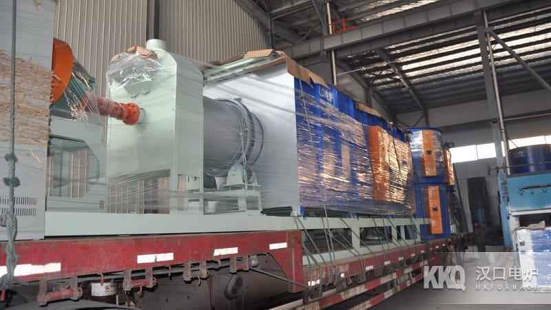 Hankou Furnace produced Vitrified Microsphere Production Line loading and delivery