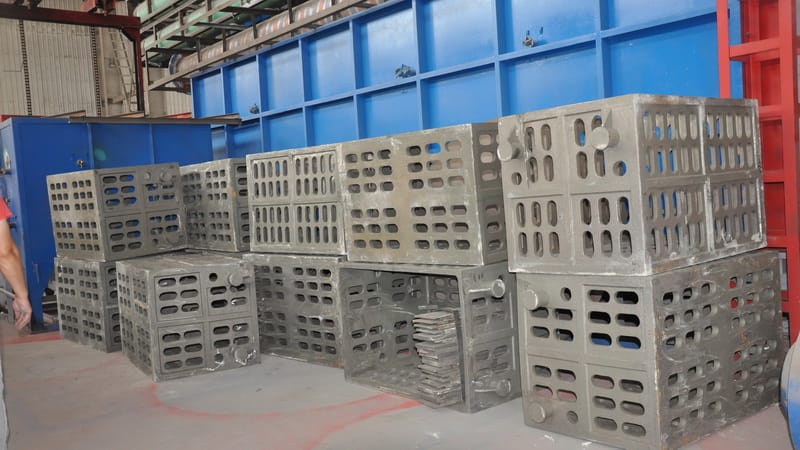 Hankou Furnace Install Material Basket
