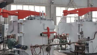 Natural Gas Crucible Aluminum Melting Furnace