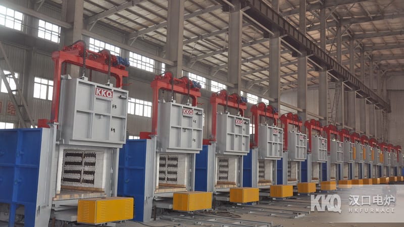 Full Fiber Bogie Furnace