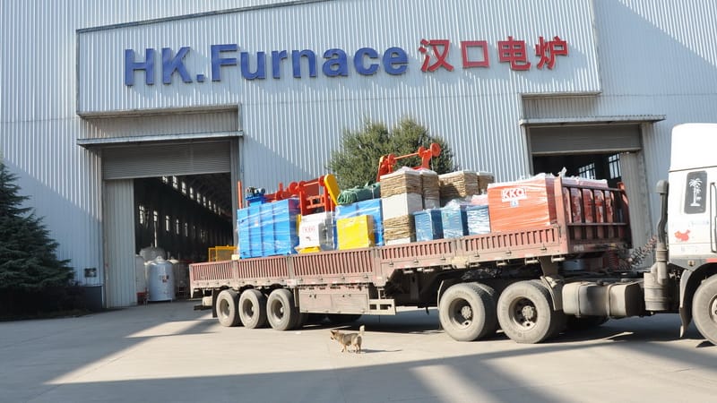 Isothermal Quenching Nitrate Salt Furnace Loading and Delivery